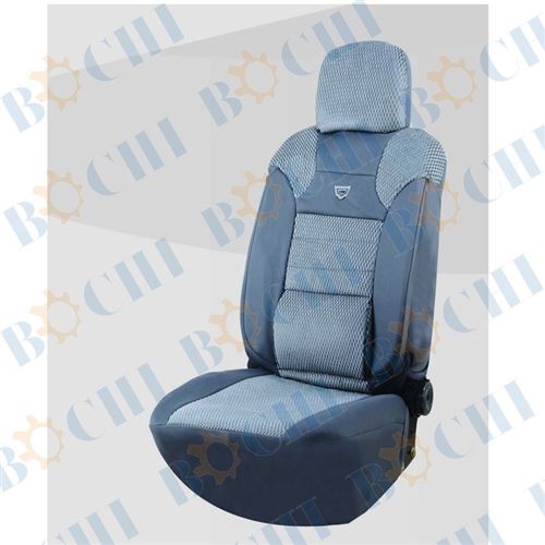 Knitted fabric material and water-grid car seat cover for universal car