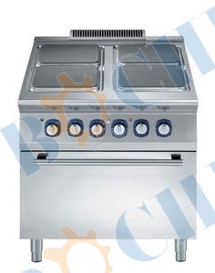 4 Plate Electric Range with Oven