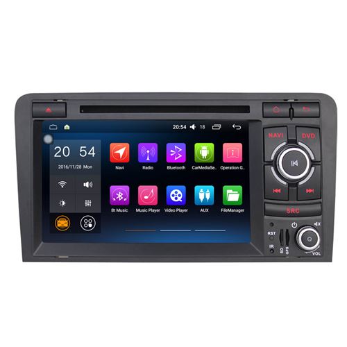 7 inch car radio player GPS navigation for Audi A3