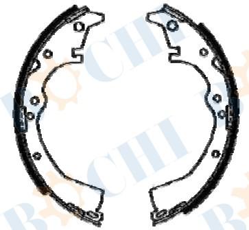 HOT SALE BRAKE SHOE 254*50