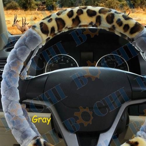 Leopard Steering Wheel Cover for 38 CM
