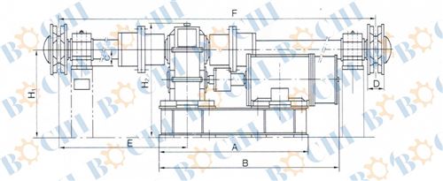 60KN~160KN Electric Hatch Winch