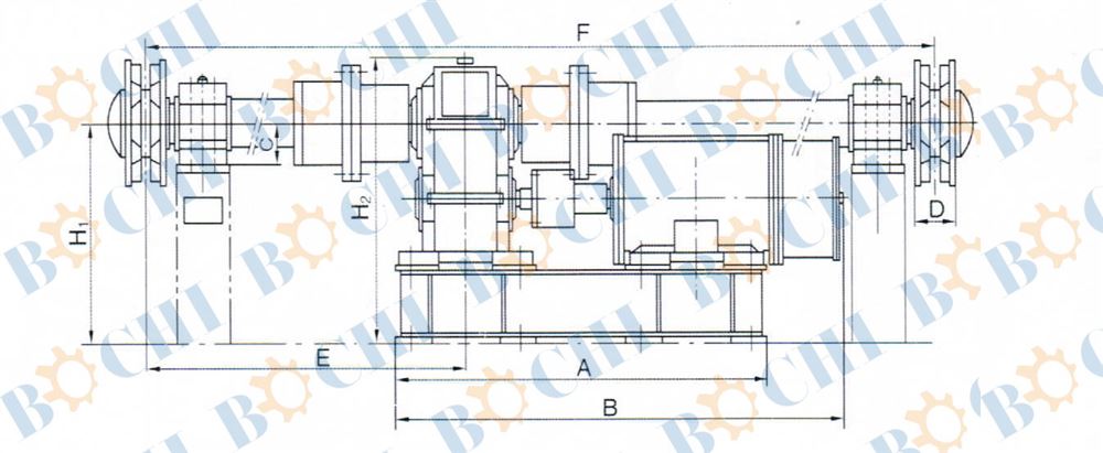 60KN~160KN Electric Hatch Winch