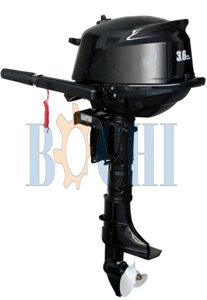 Water Cooling Single Cylnder 4 Stroke 3.6hp Outboard Engine Motors