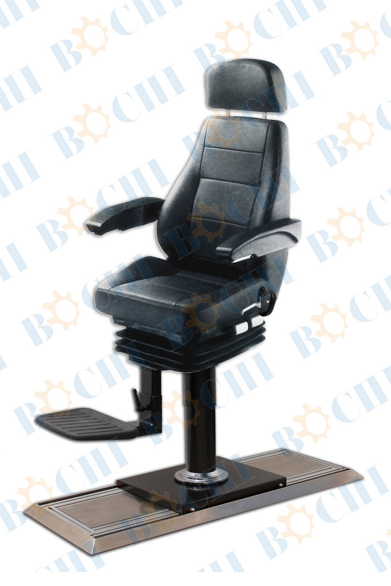 Boat Square Pipe Column Hydraulic Lifting Wire-control Pilot Chair