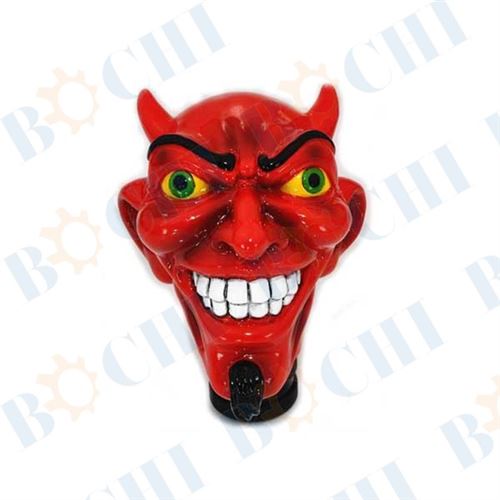Dark Red Car Universal Skull Knob/Red Devils