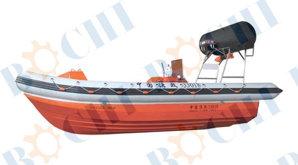 Inflatable fender fast rescue boat
