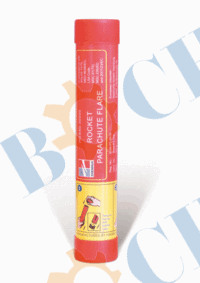 Red flare Rocket Parachute Red Flare Signal