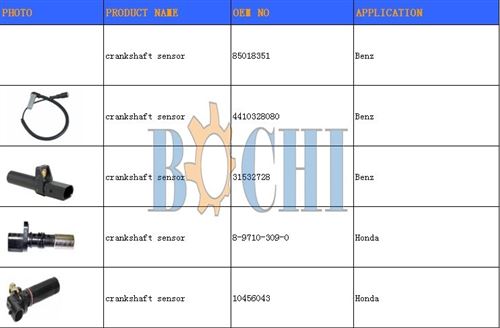 Auto crankshaft sensor