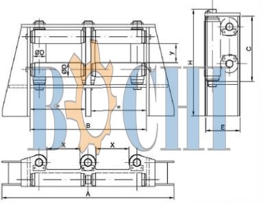 Seven Roller Fairlead