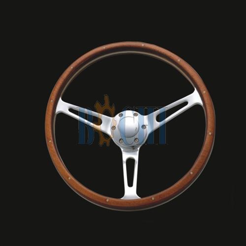 350mm wooden steering wheel
