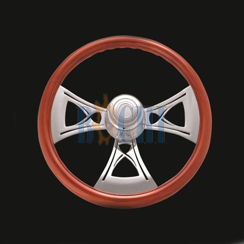 350mm wooden steering wheel