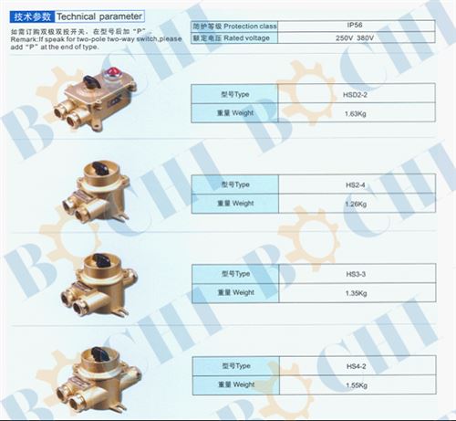 10A Marine Copper Watertight Switch and with Indicator Switch