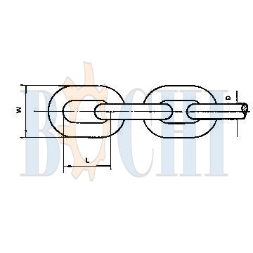 Welded Link Chain / Ordinary Mild Steel Link Chain