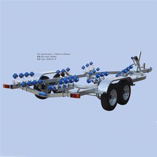 2T Load 7 Meters Aluminum Boat Trailer