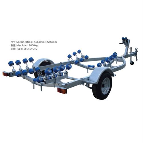 2.2 Meter Width Fiberglass Boat Trailer