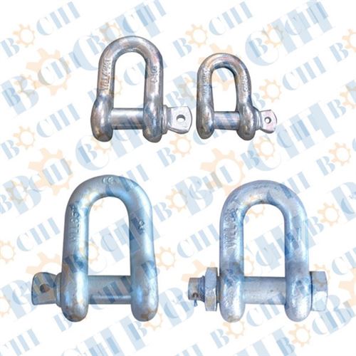 High strength straight type (D) shackle (American standard shackle)