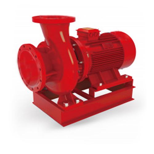Horizontal single stage fire pump