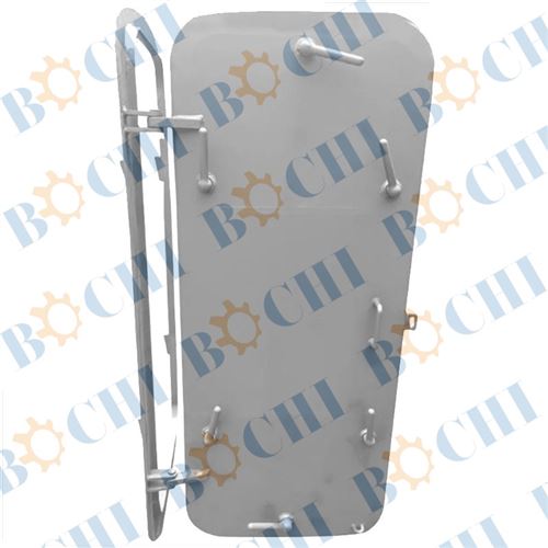 Marine single handle quick opening and closing watertight door