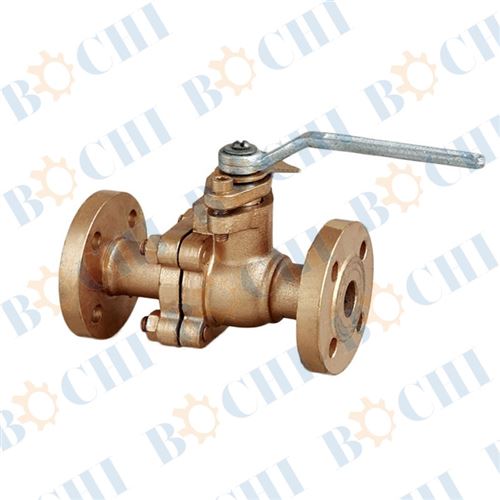 Marine flange bronze ball valve