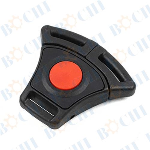 Three-point seat belt buckle/child safety seat buckle