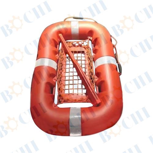 Portable water rescue flood control raft