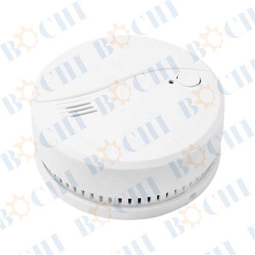 Self-contained photoelectric smoke detector