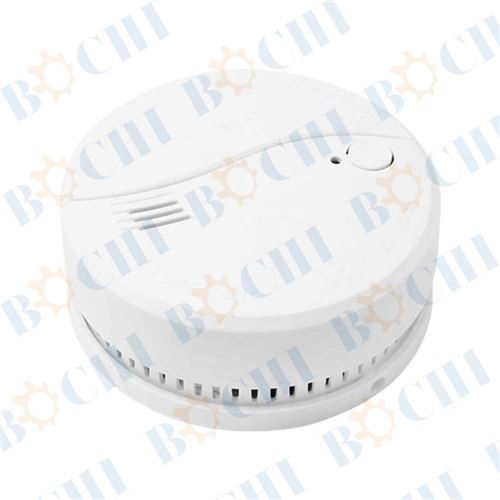 Self-contained photoelectric smoke detector
