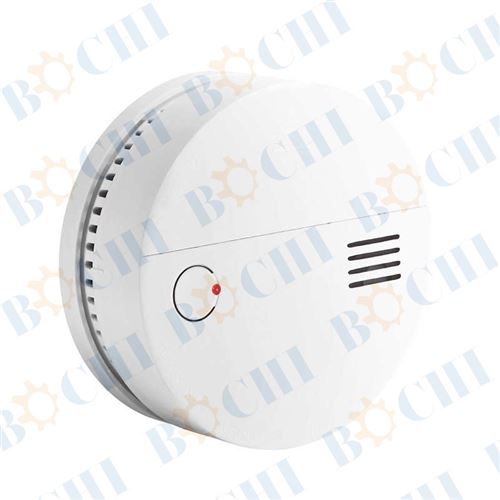 Self-contained photoelectric smoke detector